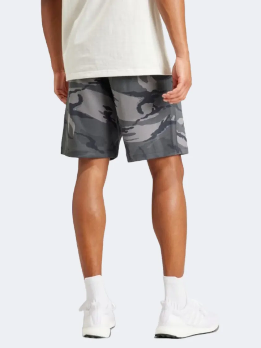 Adidas Seasonal Essentials Camouflage Men Sportswear Short Dgh Solid Grey