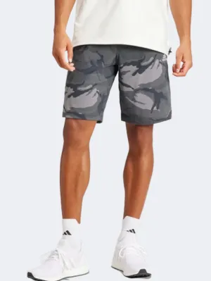 Adidas Seasonal Essentials Camouflage Men Sportswear Short Dgh Solid Grey