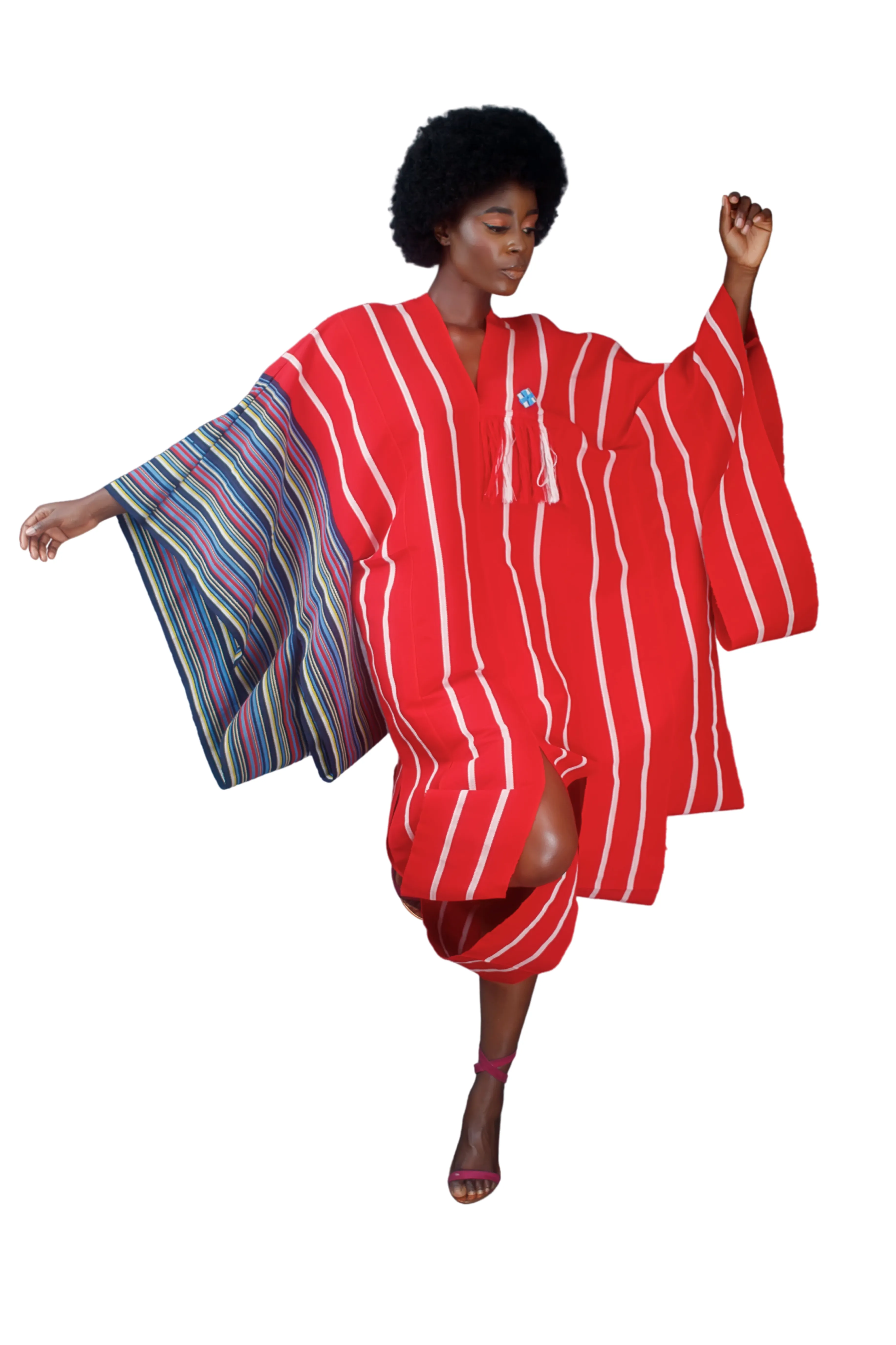 Aso-Oke Agbada Dress