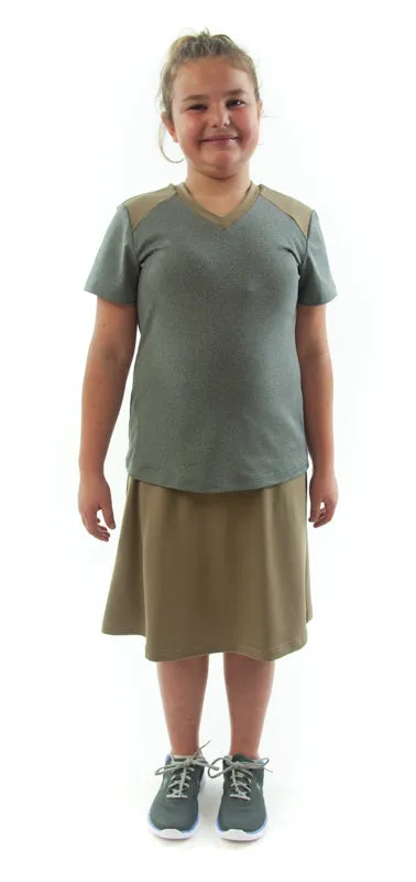 Athletic Exercise Skirt /  Girls Plus Size