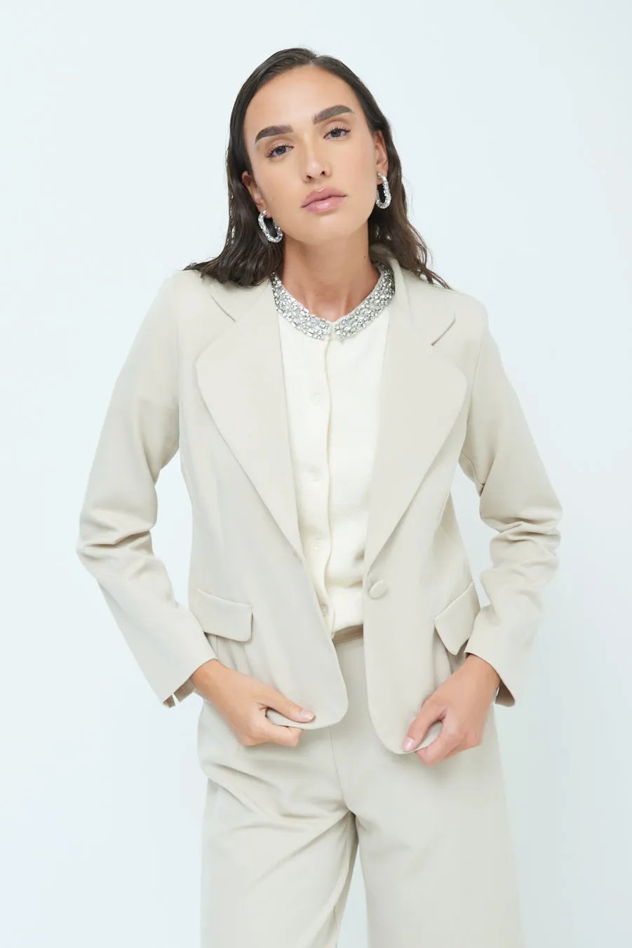 Classic fitted blazer wholesale