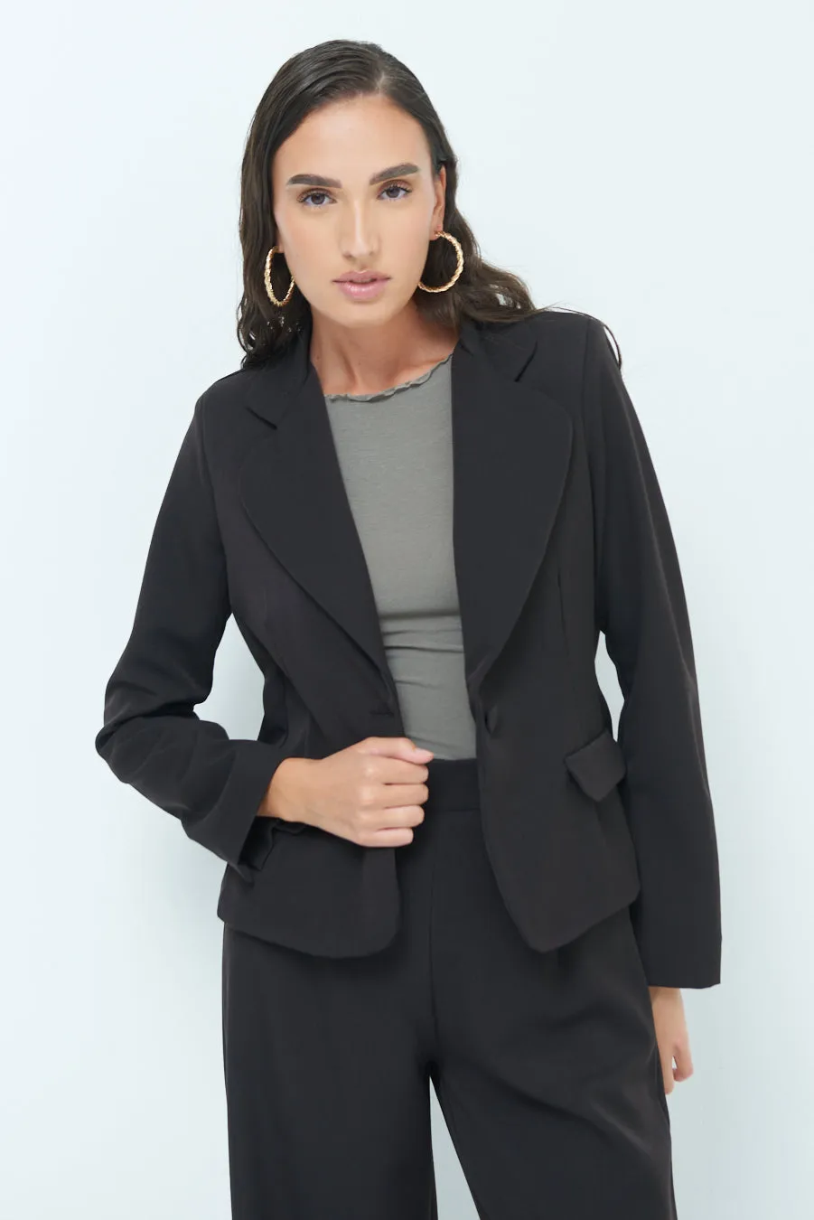 Classic fitted blazer wholesale