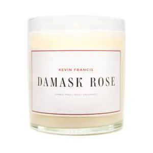 Damask Rose Scented Luxury Candle