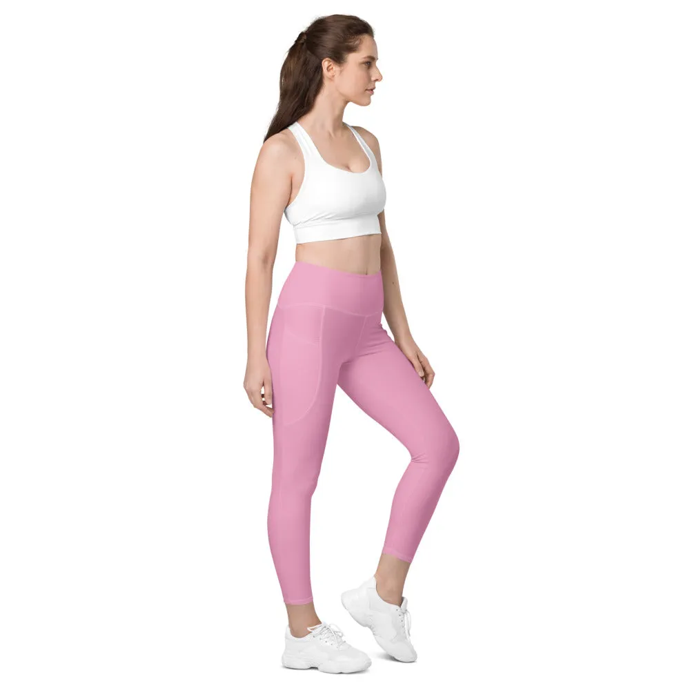 ELEVATED ESSENTIALS, THE PERFECT SIDE POCKET LEGGING PRETTY PINK