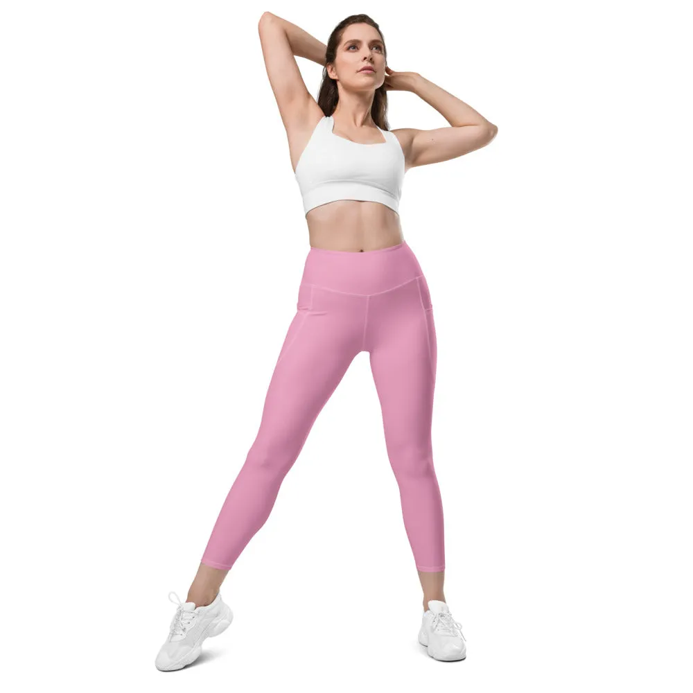 ELEVATED ESSENTIALS, THE PERFECT SIDE POCKET LEGGING PRETTY PINK