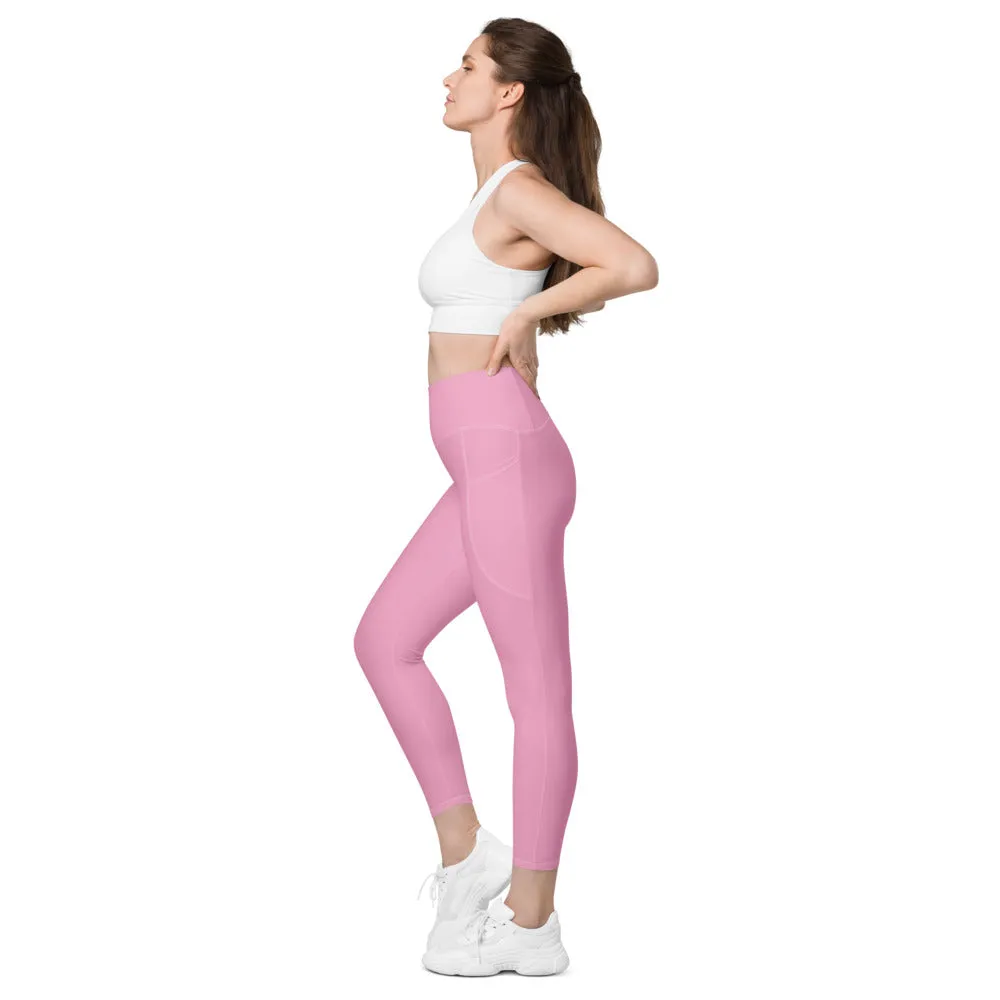 ELEVATED ESSENTIALS, THE PERFECT SIDE POCKET LEGGING PRETTY PINK