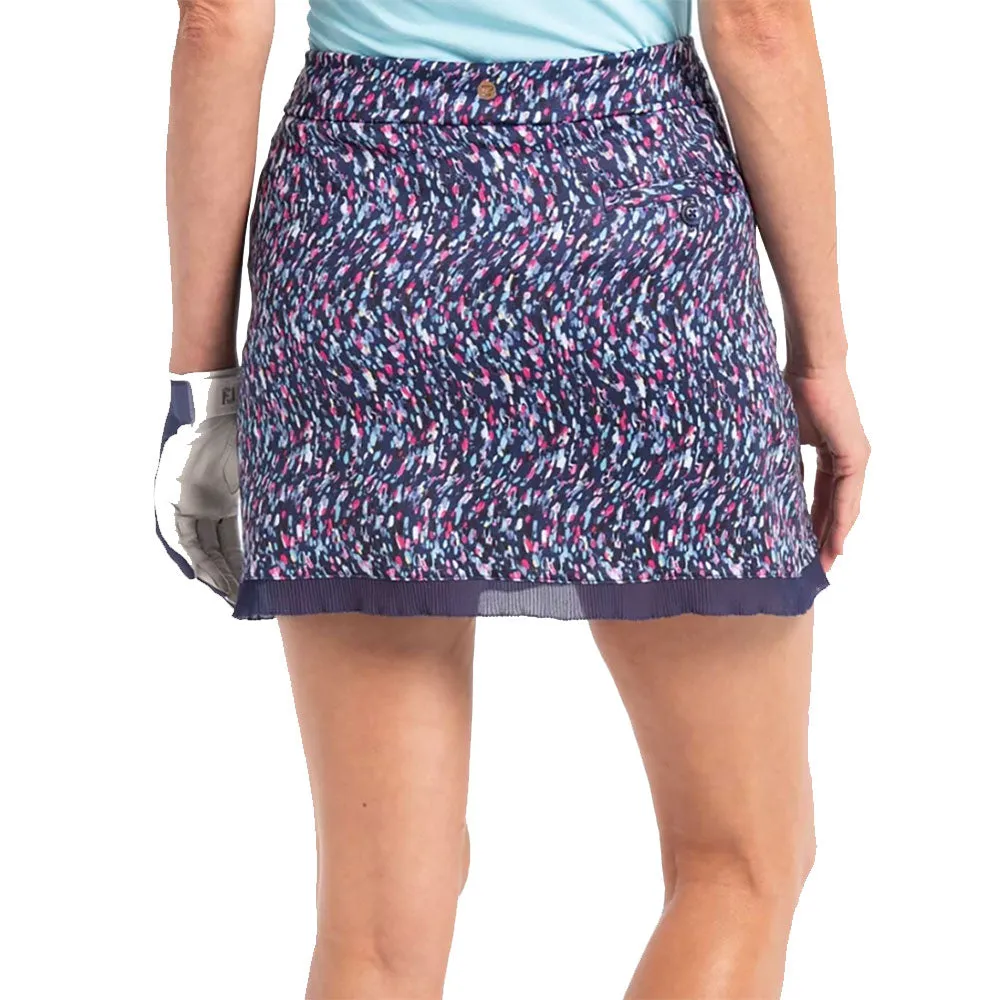 EP New York Swirl Print 16.5 Inch Womens Golf Skort