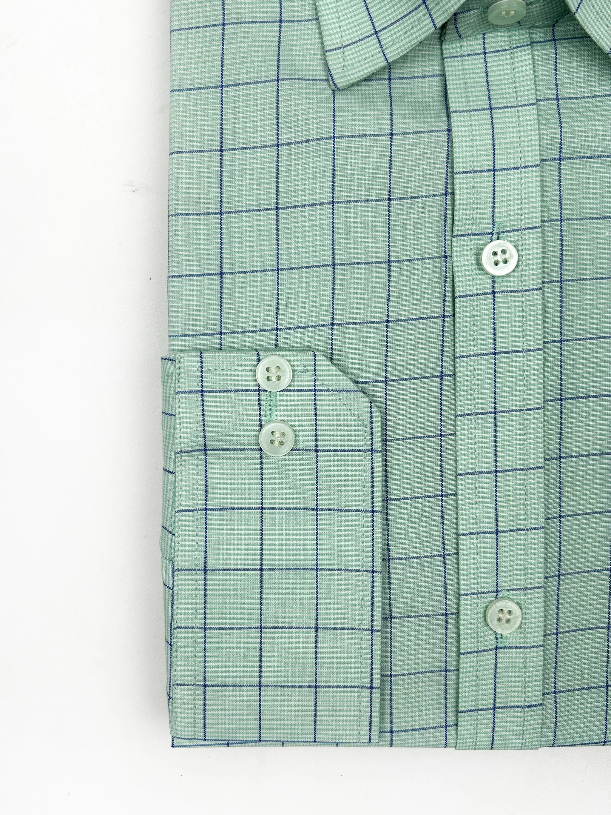 Green Formal Dress Shirt For Men MFS135