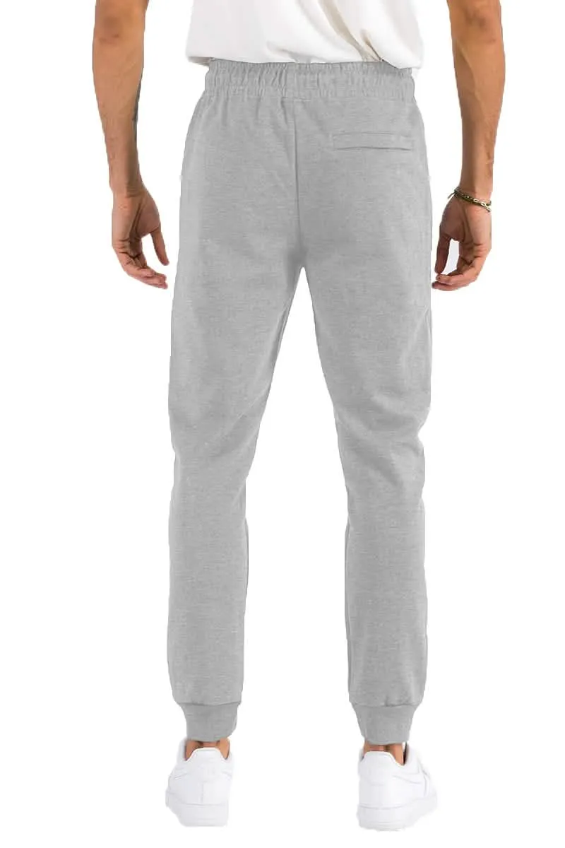 Heathered Cotton Stylish Zip Sweatpants