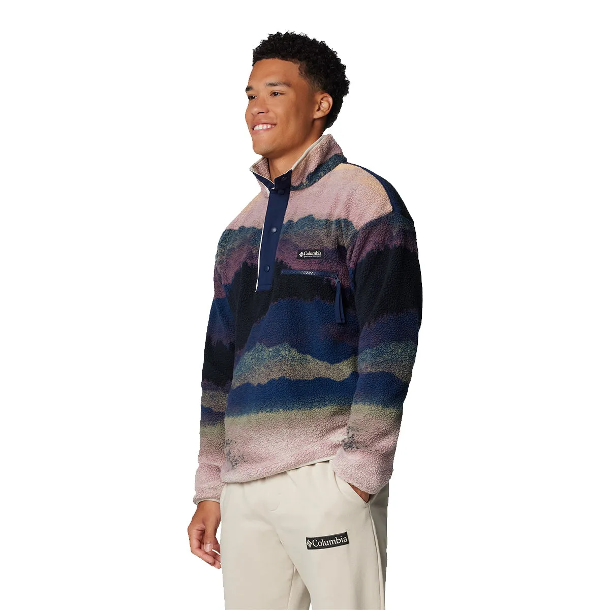 Helvetia™ II Printed Half Snap Fleece - Collegiate