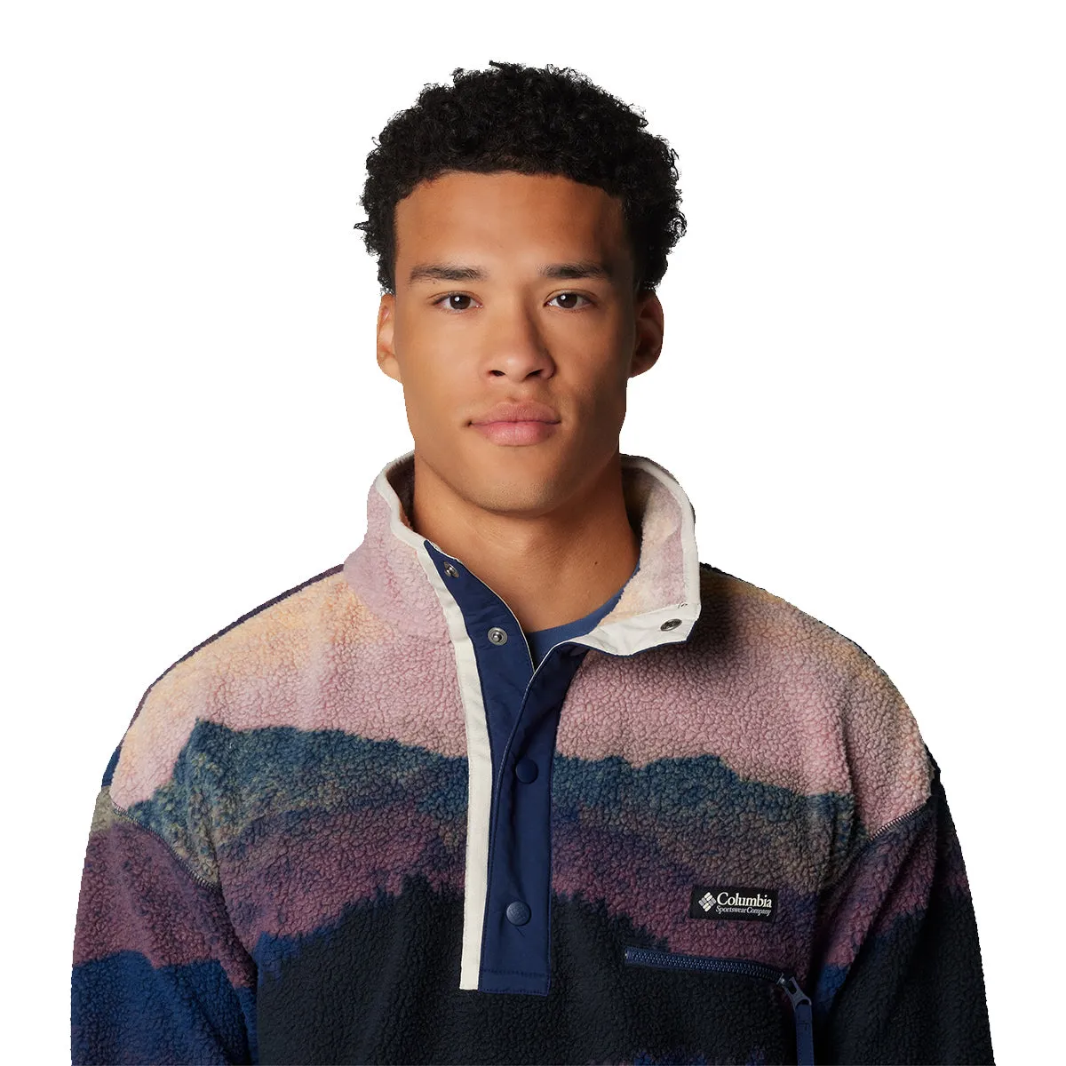 Helvetia™ II Printed Half Snap Fleece - Collegiate