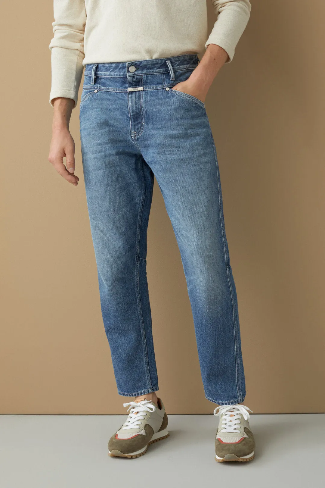 Jeans Relaxed Fit Mid Blue