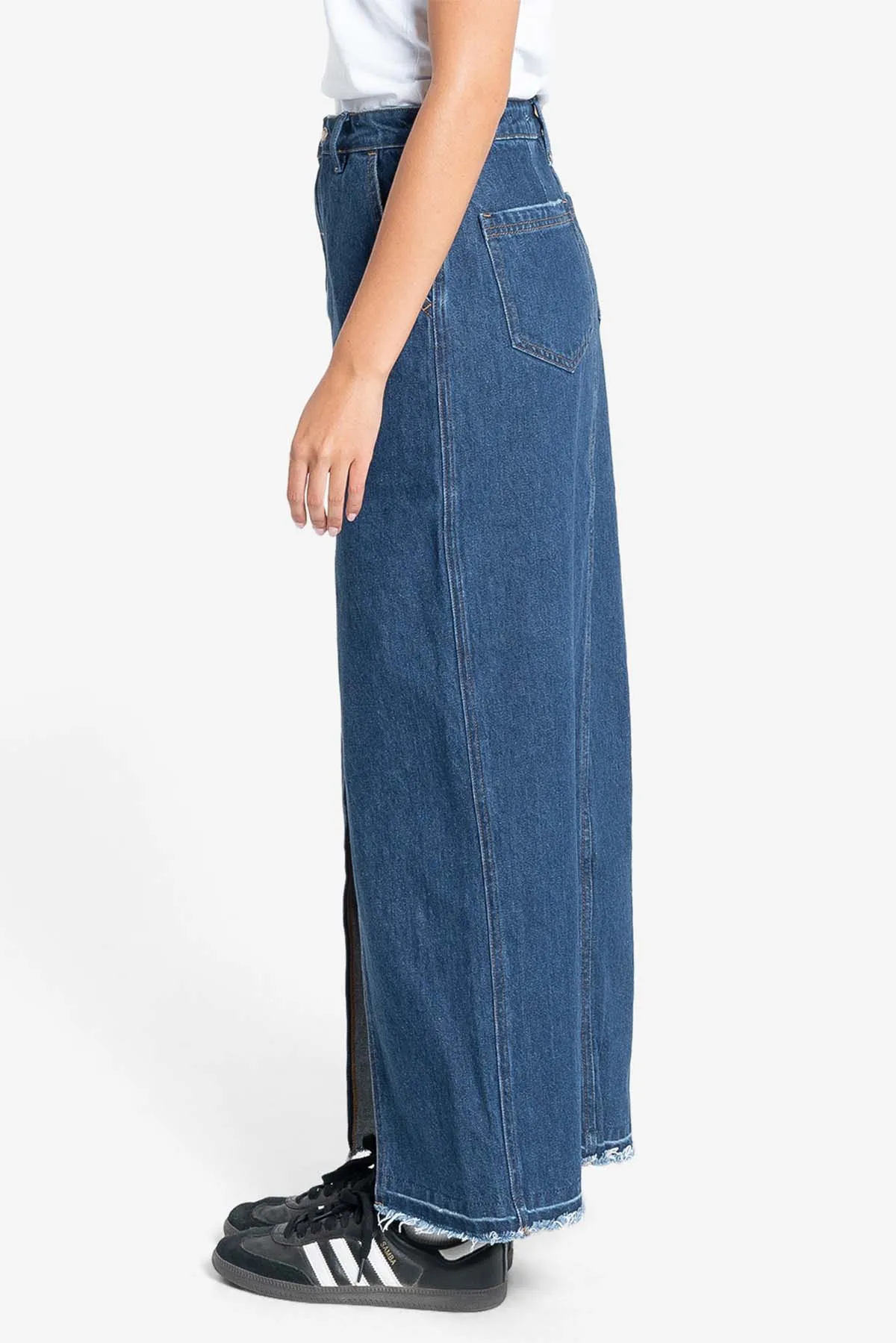 KOBIE SKIRT - DOUBLE INDIGO RINSE