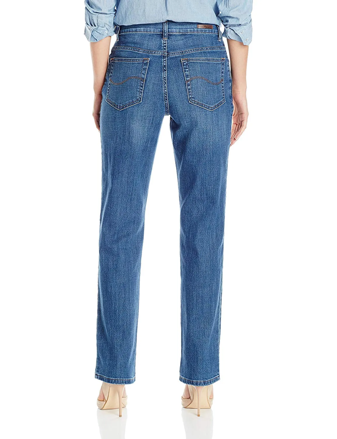 LEE Women's Relaxed Fit Straight Leg Jean