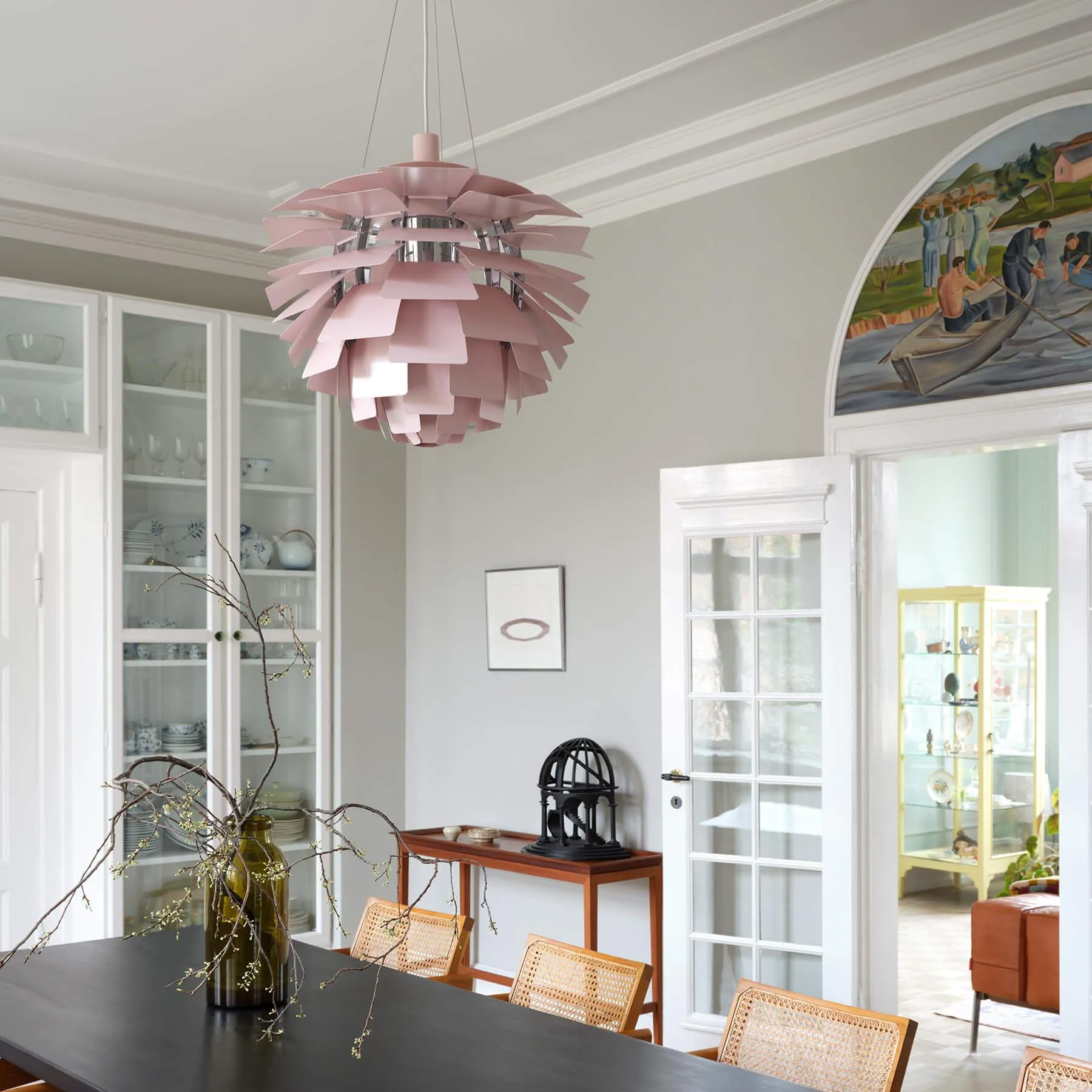 Louis Poulsen PH Artichoke Pendant Light - Pale Rose