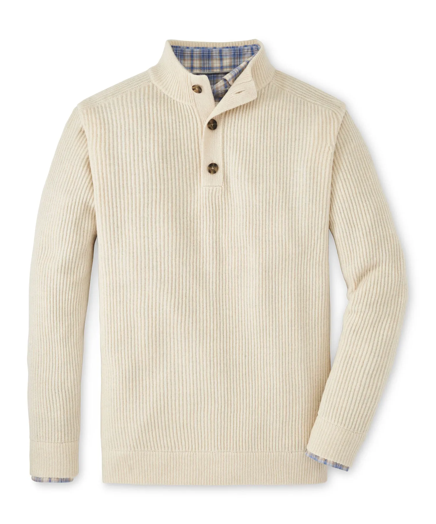 Peter Millar Digby 3 Button Mock Sweater