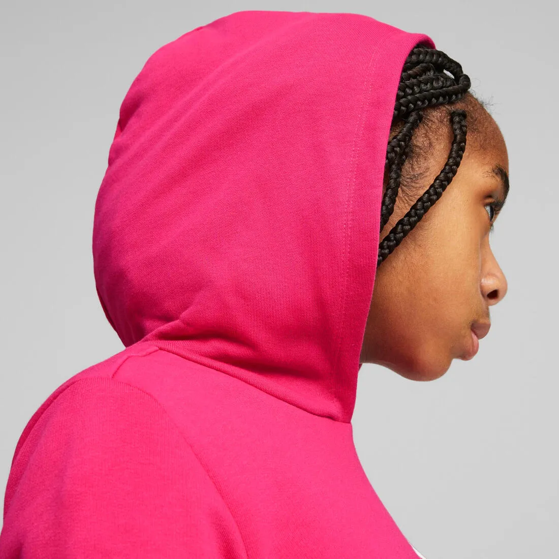 Puma ESS Logo Girl's Hoodie TR G - Pink