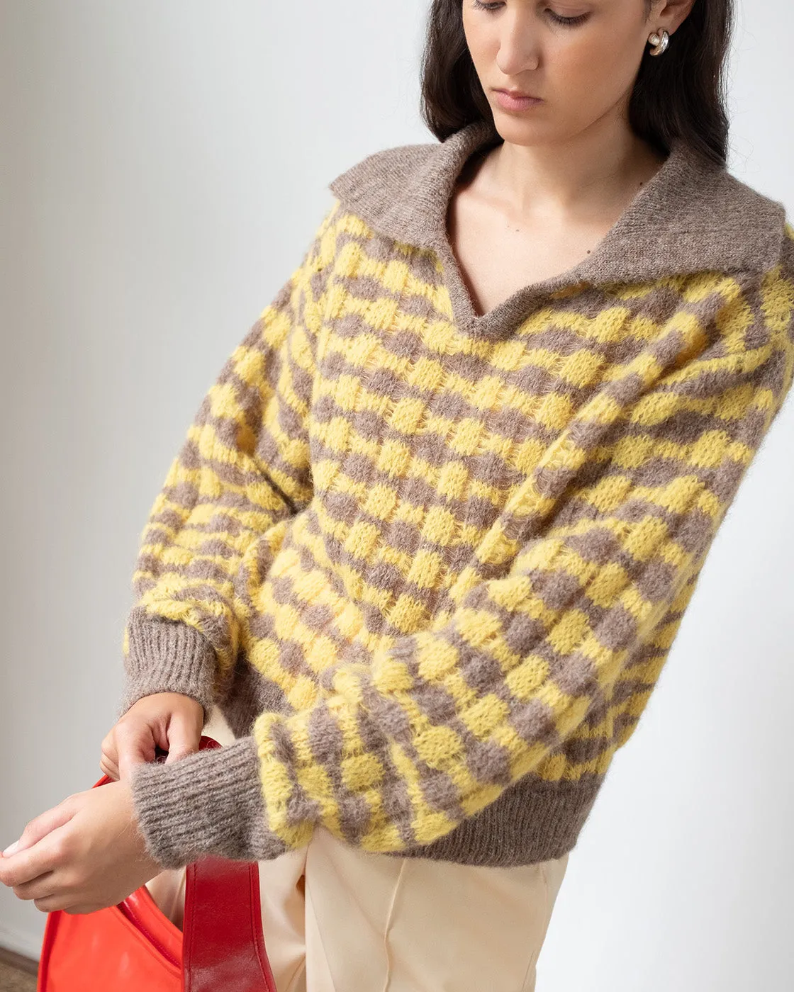 Rae Sweater Alpaca Blend Yellow