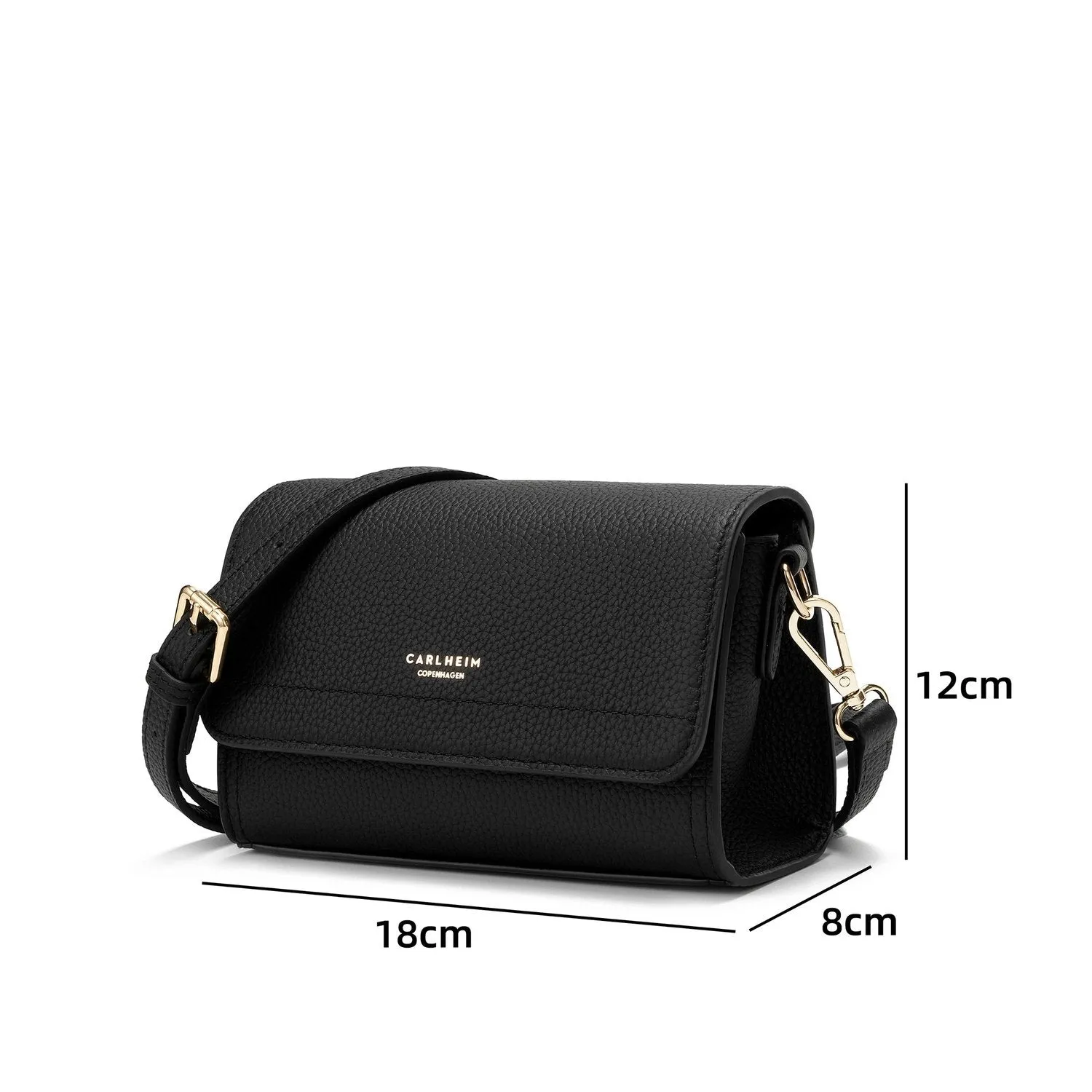 Scarlett Genuine Leather Handbag (Black)