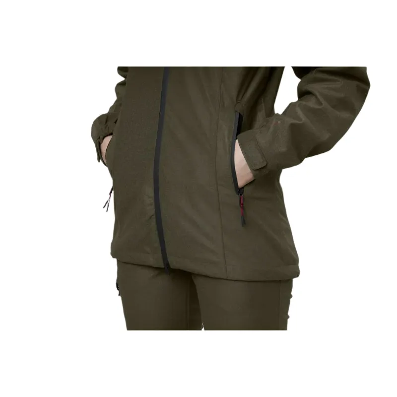 Seeland Avail Ladies SEETEX Waterproof Jacket - Pine Green Melange