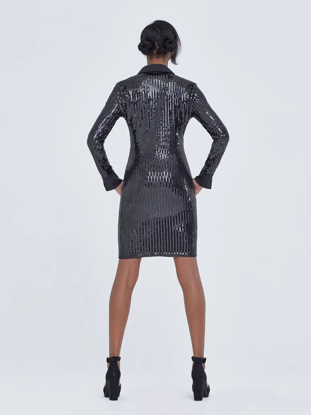 Sequin Polo Dress