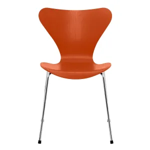 Series 7 Chair, Paradise Orange Coloured Ash