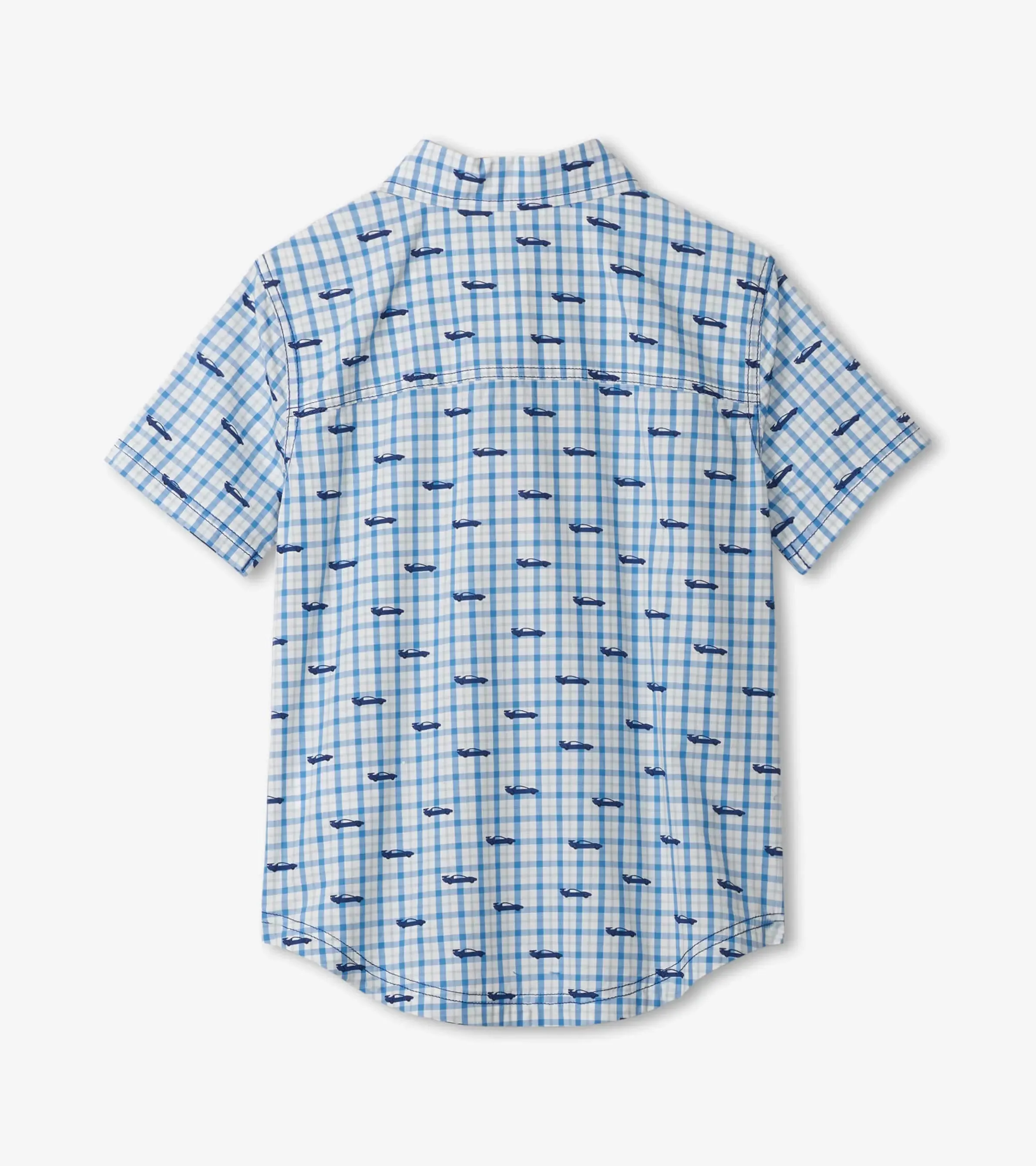 Silhouette Cars Short Sleeve Button Down Shirt | Hatley