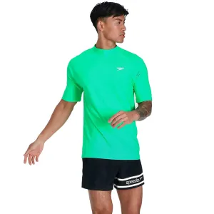 Speedo - Men's Short Sleeved Swim Tee - Green