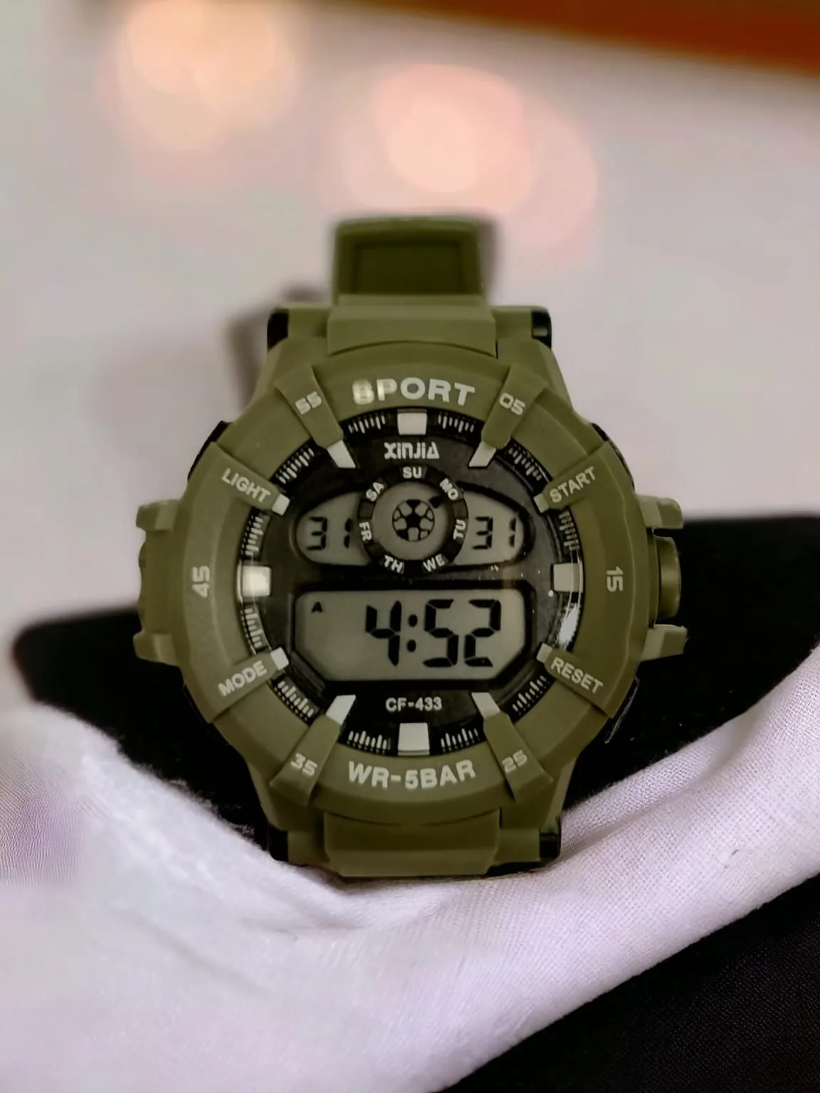 Sporty Digital Wristwatch