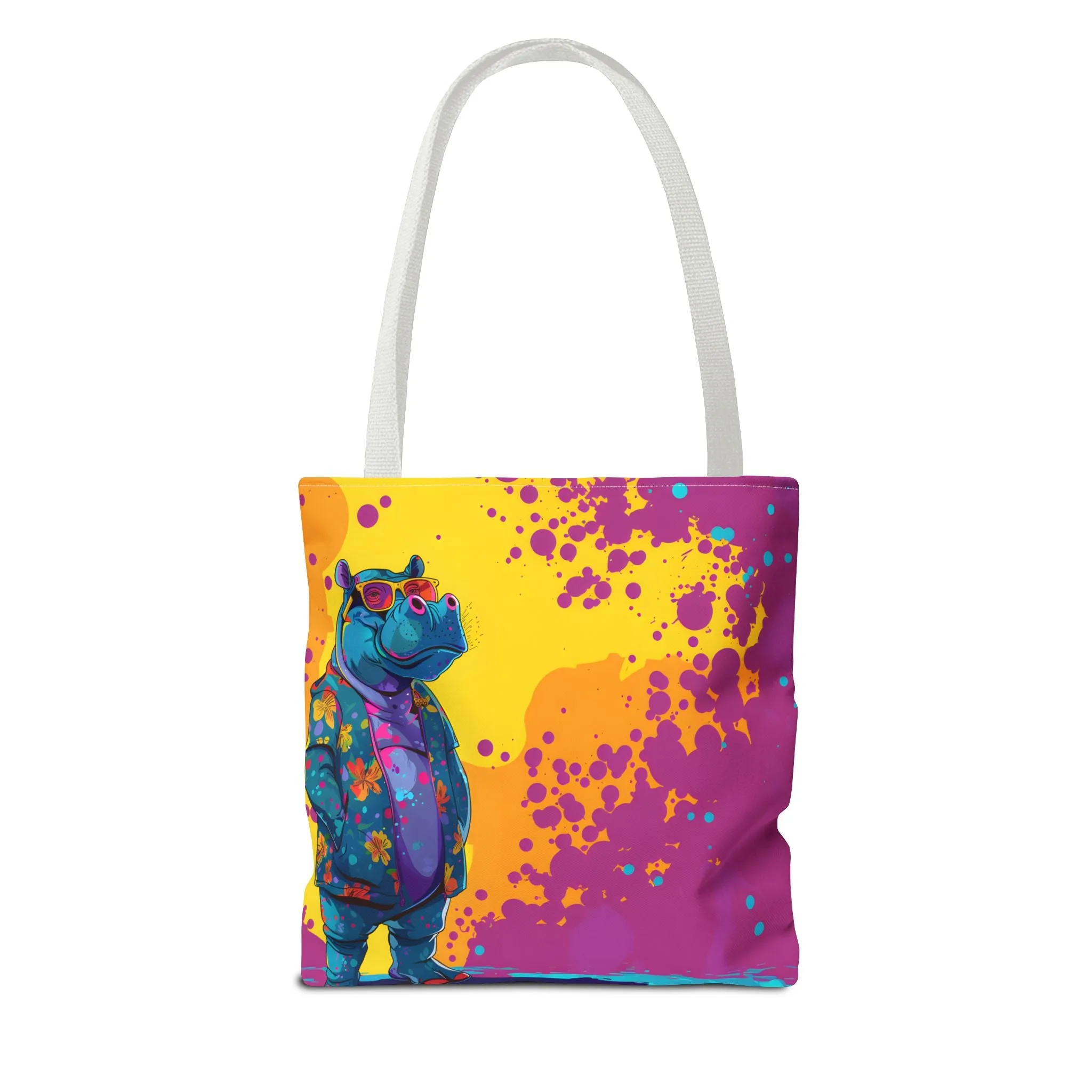 Stylish Hippo Tote Bag (AOP) - StyleMZ