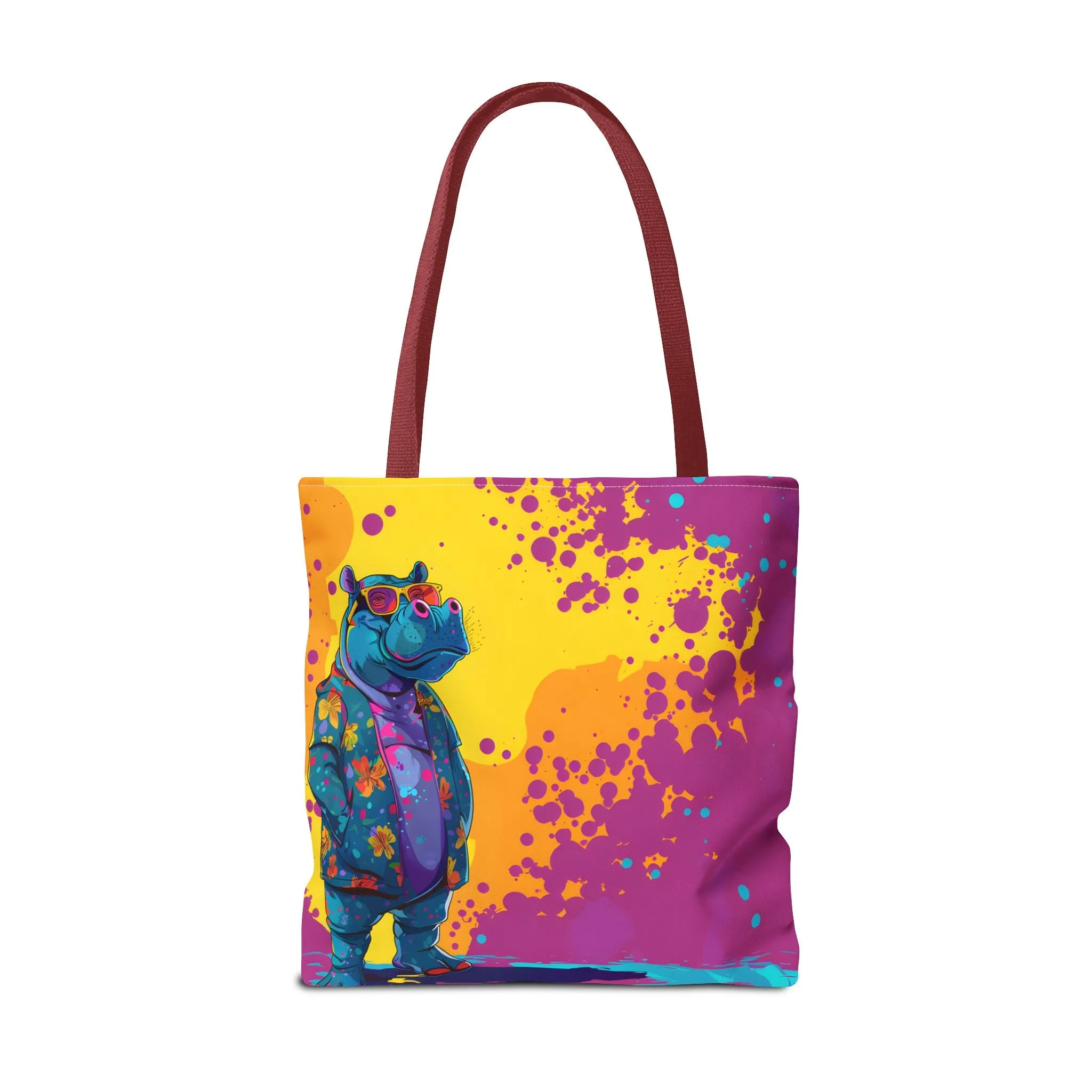 Stylish Hippo Tote Bag (AOP) - StyleMZ