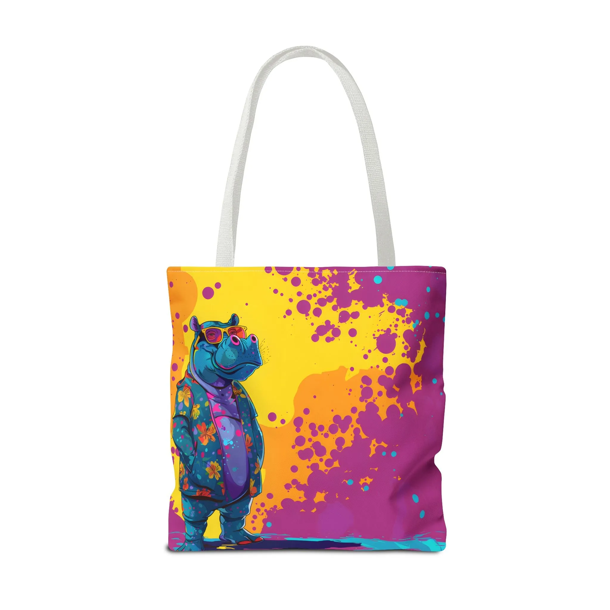 Stylish Hippo Tote Bag (AOP) - StyleMZ