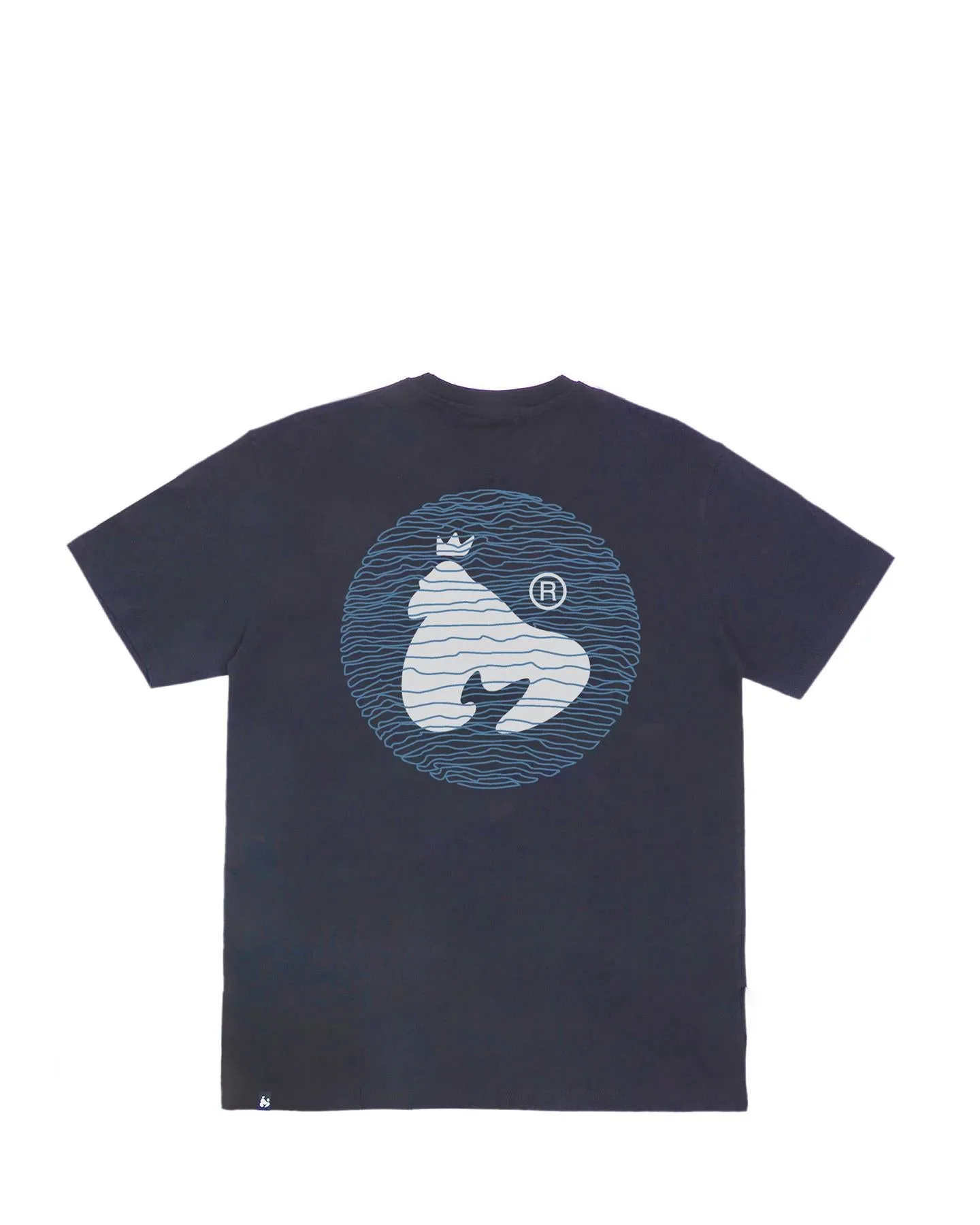 Wavy Ape Tee Navy