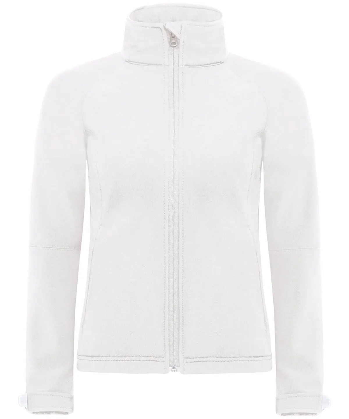 White - B&C Hooded softshell /women