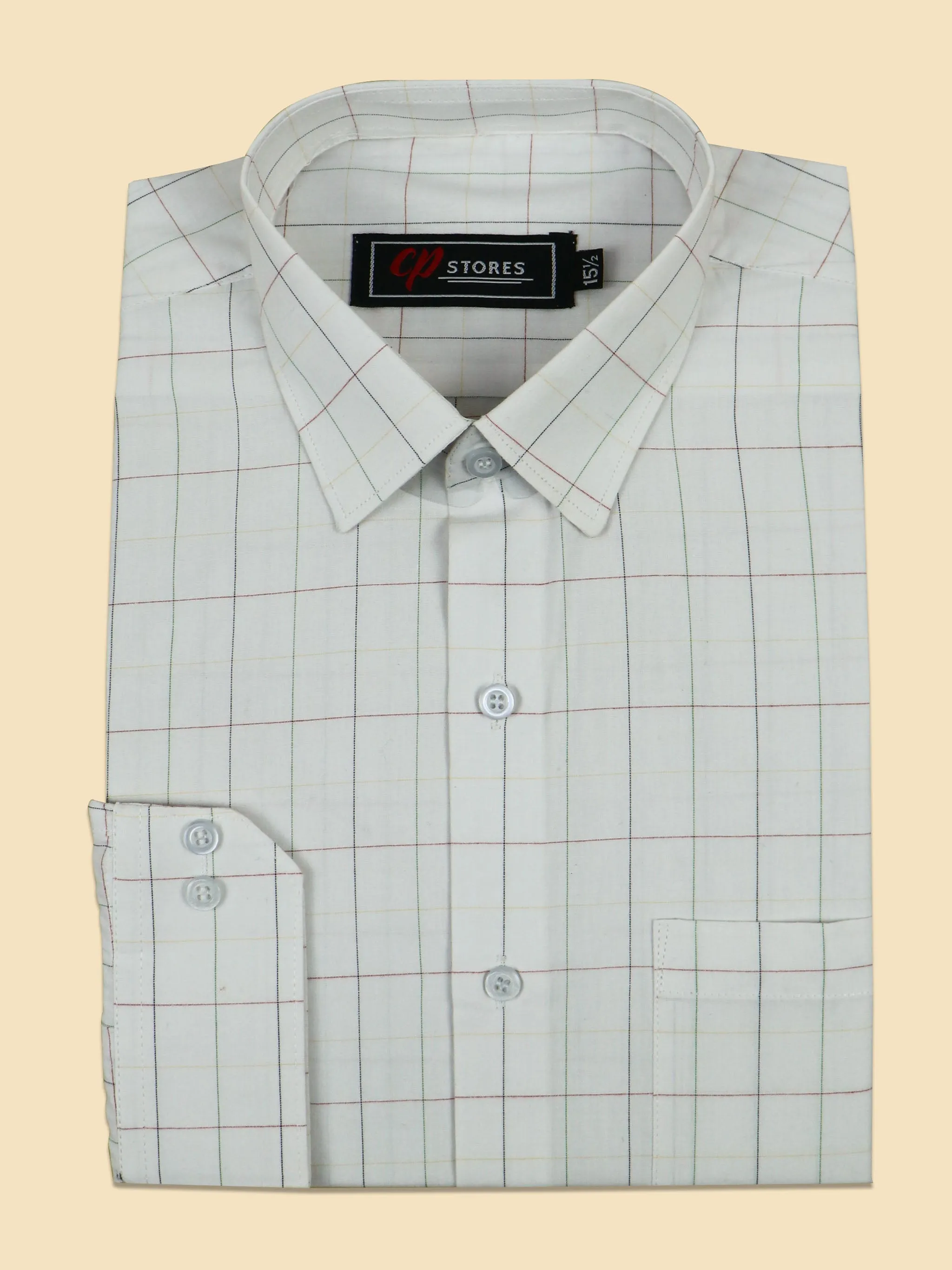 White Formal Dress Shirt For Men MFS129